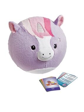 BubblePlush Yoga Ball Buddy for Kids hand2mind Exercise Rhyla the Unicorn